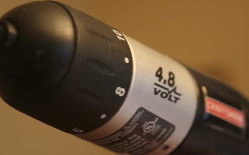 Craftsman 4.8 Volt Cordless Screwdriver chuck