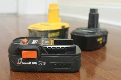 Ridgid 18V lithium-ion battery