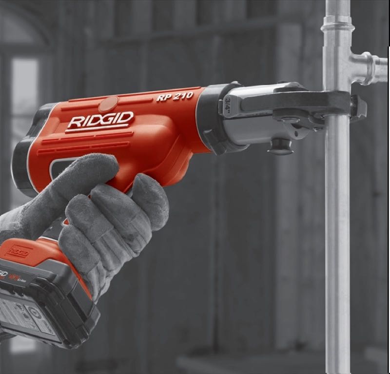 Ridgid RP 210-B 18-volt press tool