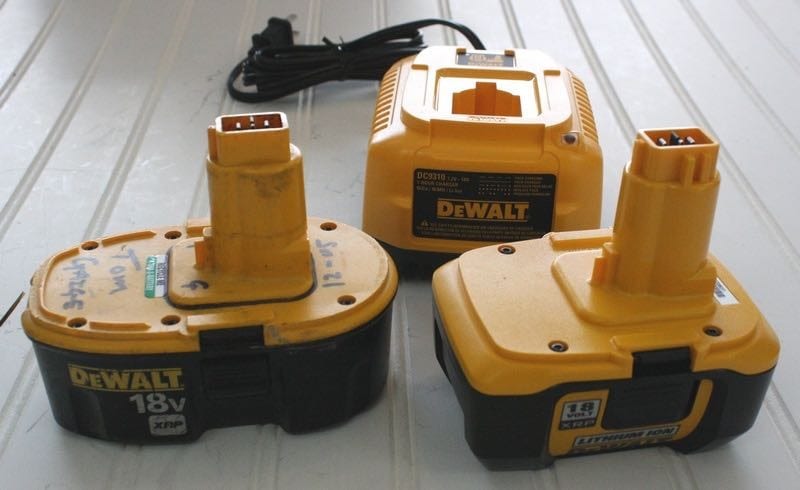DeWalt DCD970KL 18-Volt XRP batteries