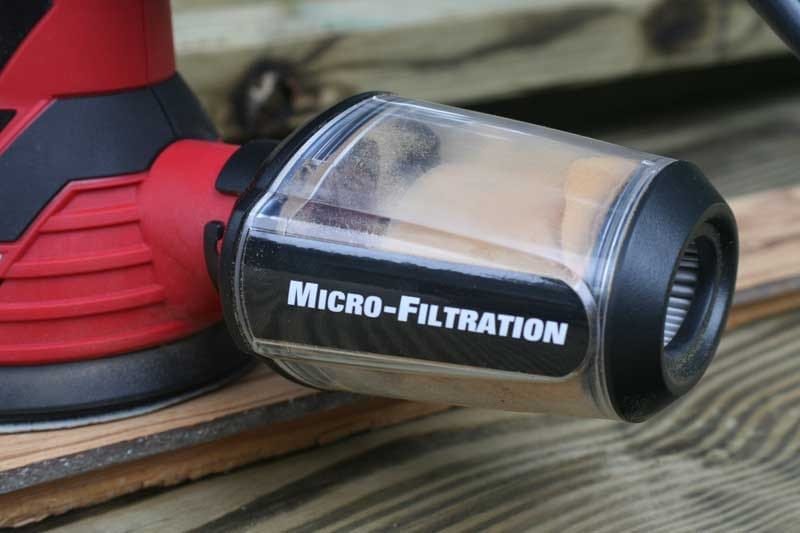 Skil 5 inch Random Orbit Sander microfiltration