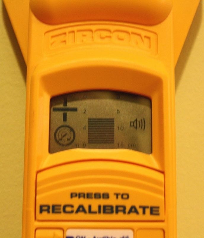 Zircon MT6 MetalliScanner display