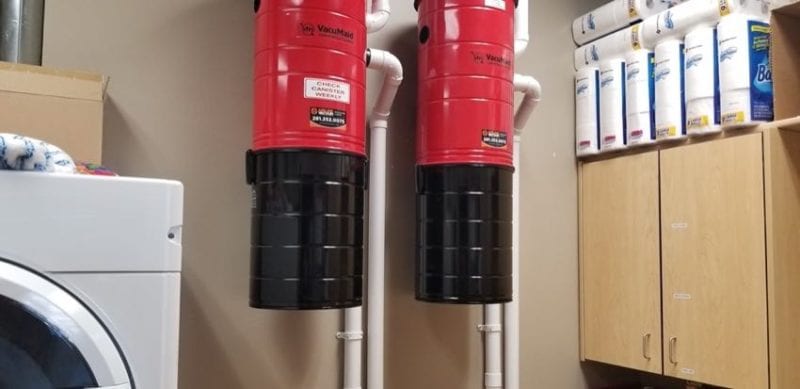 canister system central vacuum