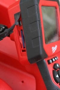 Milwaukee M-Spector AV M12 -SD cart port