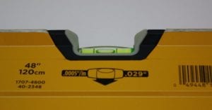 Johnson Level 1707-4800 application -2