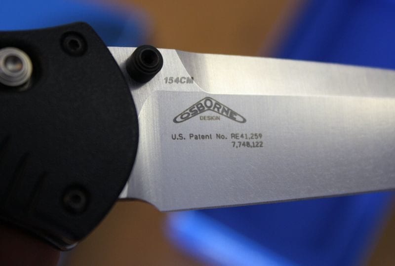 Benchmade 580 Barrage Osborne Design Knife design