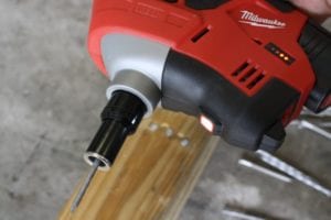 Milwaukee 2458-21 M12 Cordless Palm Nailer application