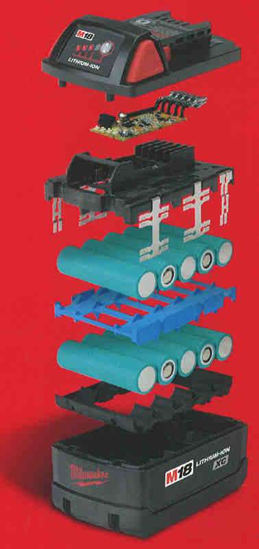 M18 FUEL battery layers