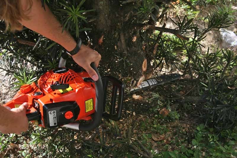 ECHO CS-400 Chainsaw tree shrub