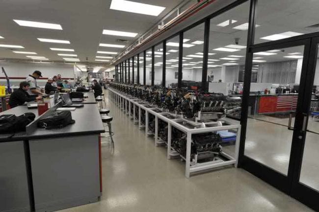 Hendrick Motorsports engine assembly