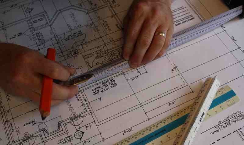 Johnson 25โฒ PlanReader Architect Series Power Tape application