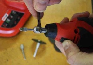 Milwaukee 2460-21 M12 Cordless Lithium-Ion Rotary Tool testing