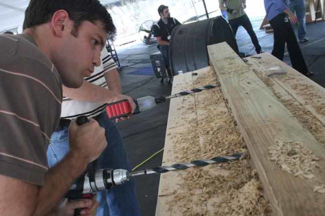 Bosch Brute Tough Hammer Drill application