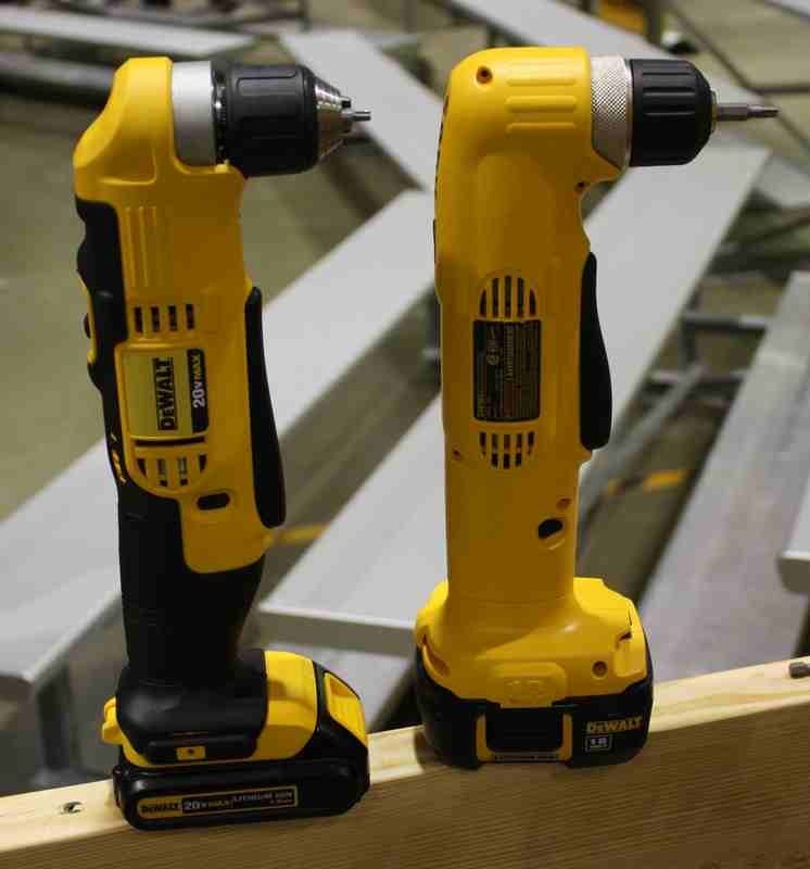 DeWalt 20V MAX and 18V Li-Ion Compact Right Angle Drills