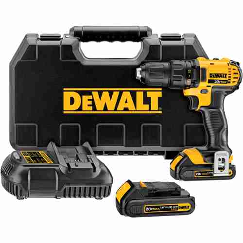 DeWalt DCD780C2 20V MAX Lithium-Ion Compact Drill Driver Kit