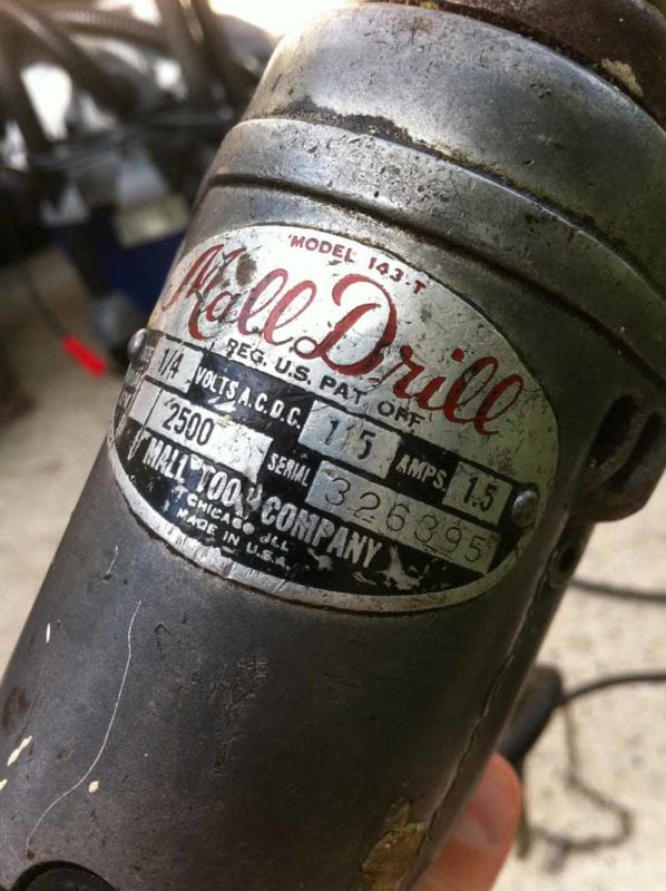 Mall Drill Model 143-T