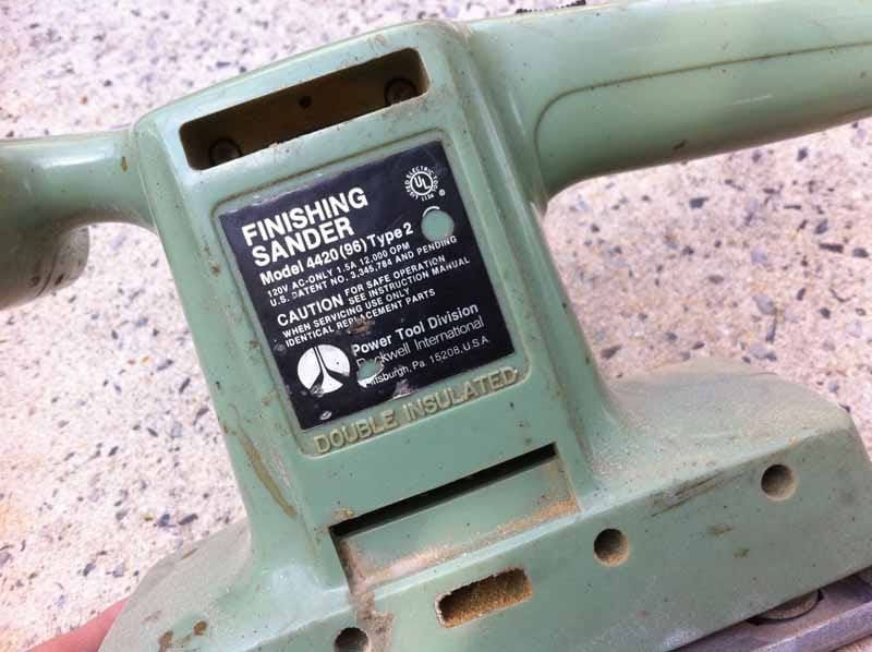 Rockwell Model 4420 Type 2 Finishing Sander