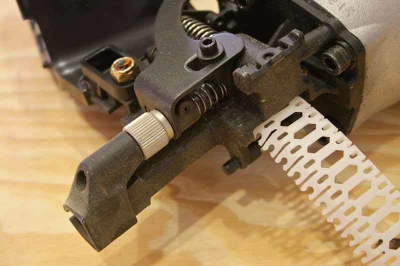 Paslode TetraGrip Subfloor Fastening System head