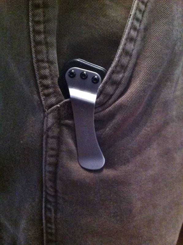 Kershaw Clash 1605X Folding Knife pocket clip