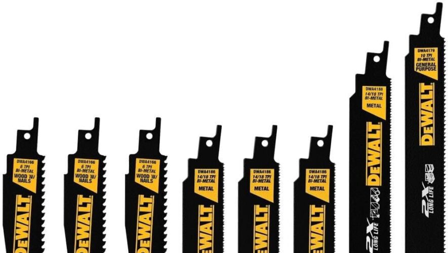 DeWalt 2x reciprocating saw blades