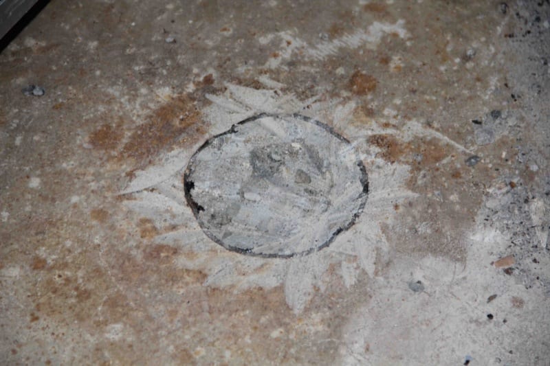 cut off Lally column