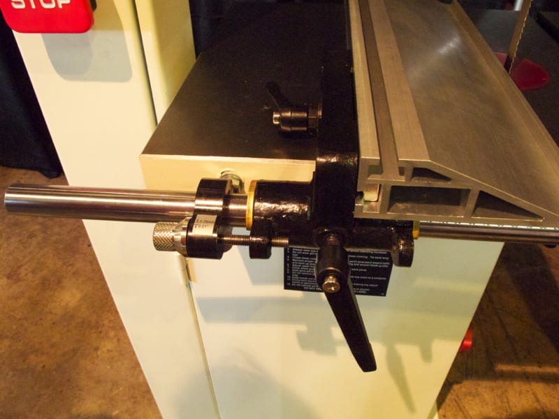 Jet Tools 14โ Steel Frame Bandsaw fence