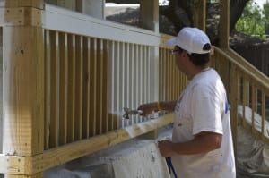 Titan sprayer railings