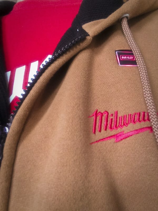 Milwaukee heated hoodie drawstring
