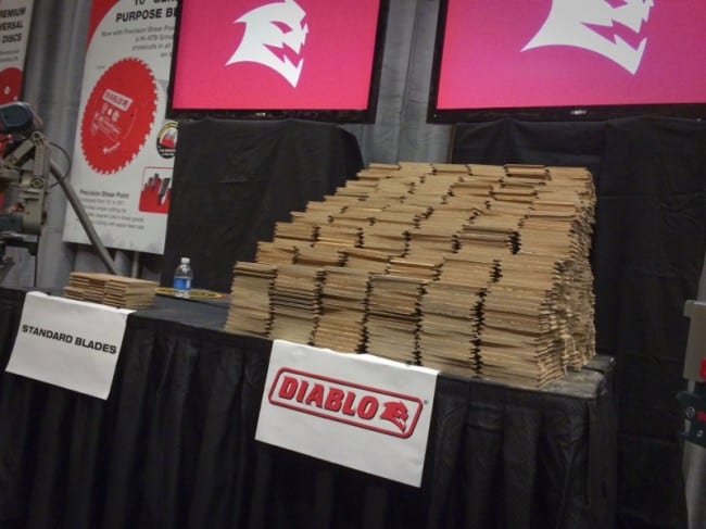 PCD blade vs standard 80 tooth