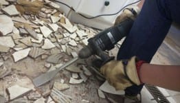 Metabo KHE 3250 rotary hammer chipping 3