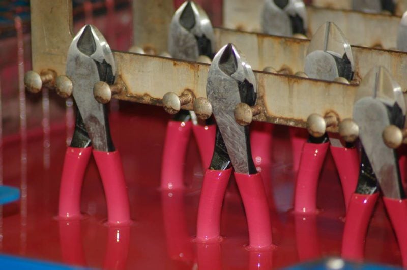 Dipped handle pliers