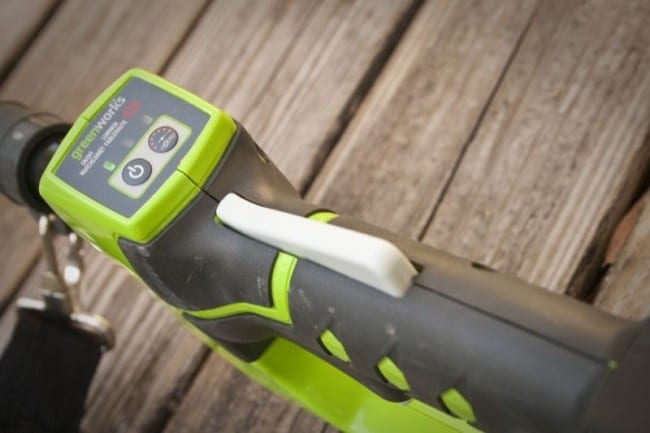 greenworks trimmer power