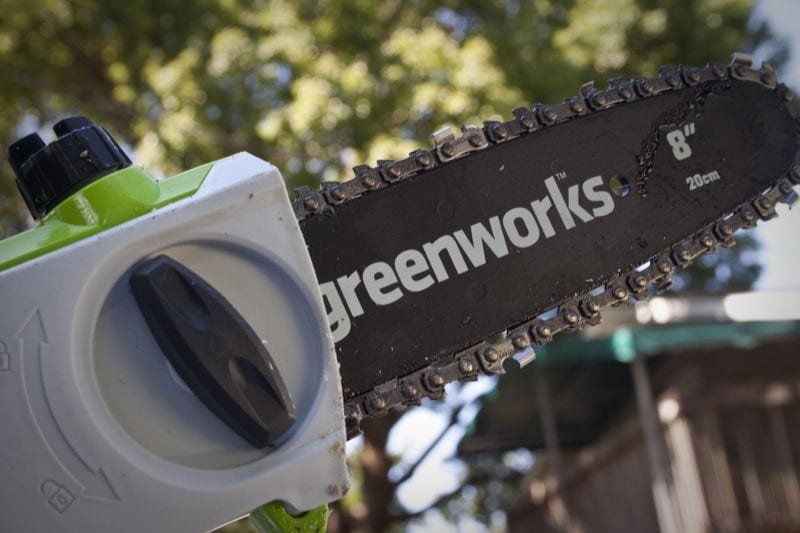greenworks pole saw chain