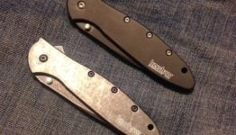 Kershaw Leek BlackWash