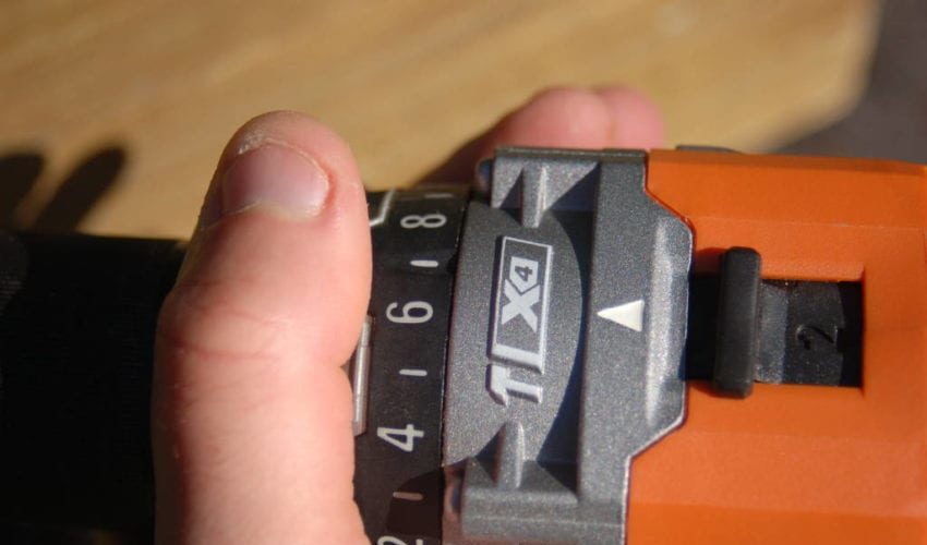 Drill Clutch Settings