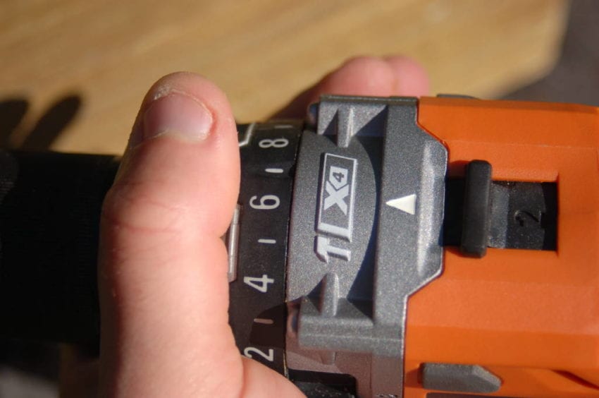 Drill Clutch Settings