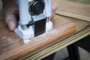 Festool Vecturo plunge cut stair tread
