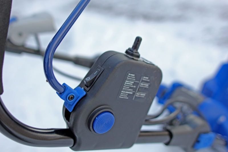 Snow Joe iON controls
