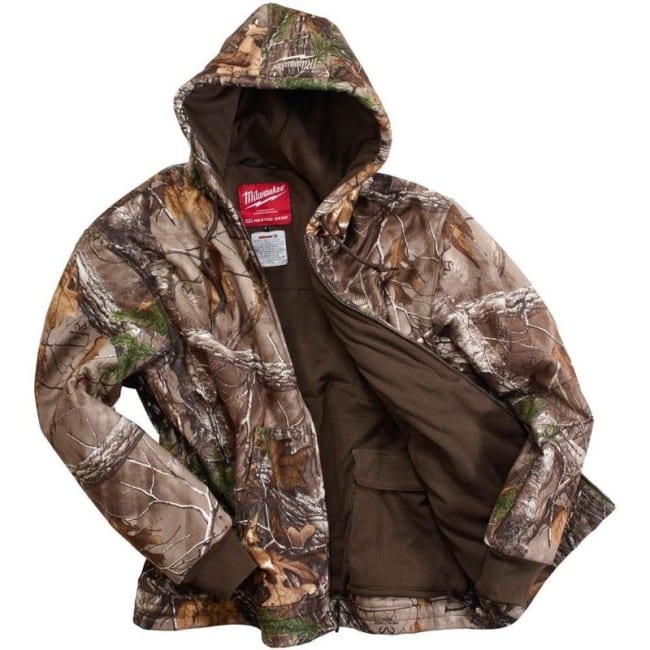 milwaukee realtree heated hoodie lining