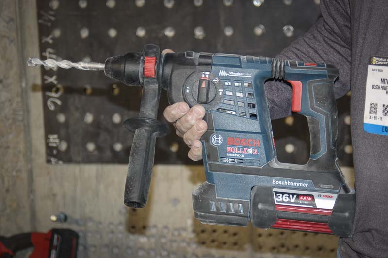 Bosch Bulldog 36V rotary hammer