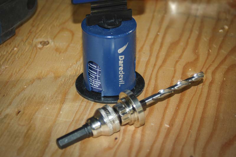 Bosch Daredevil hole saw mandrill