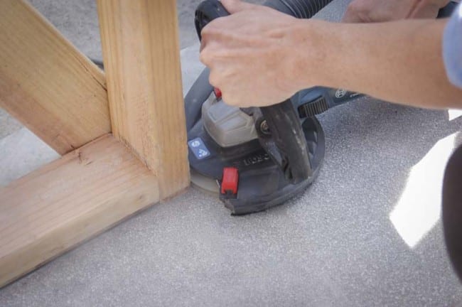 Bosch grinder shroud use