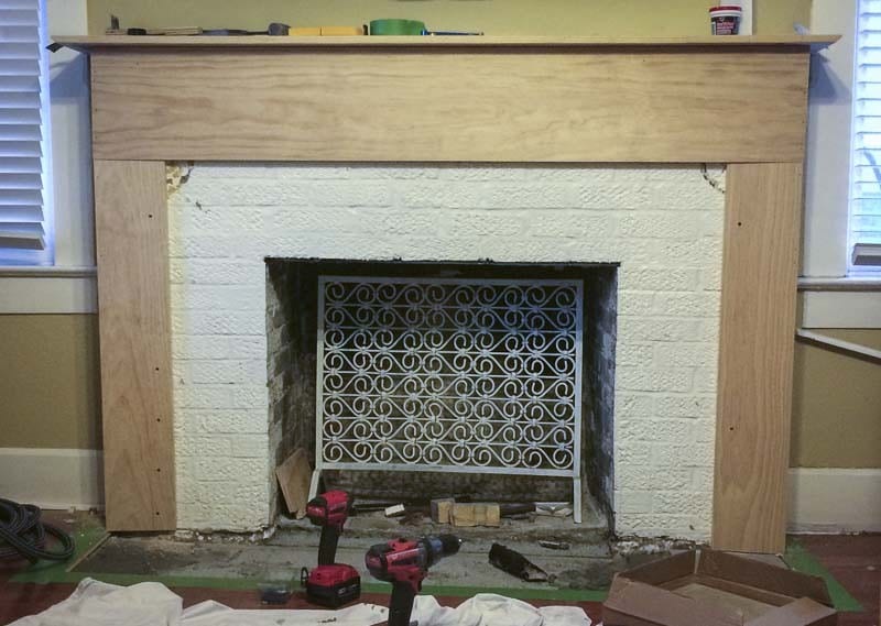 fireplace surround