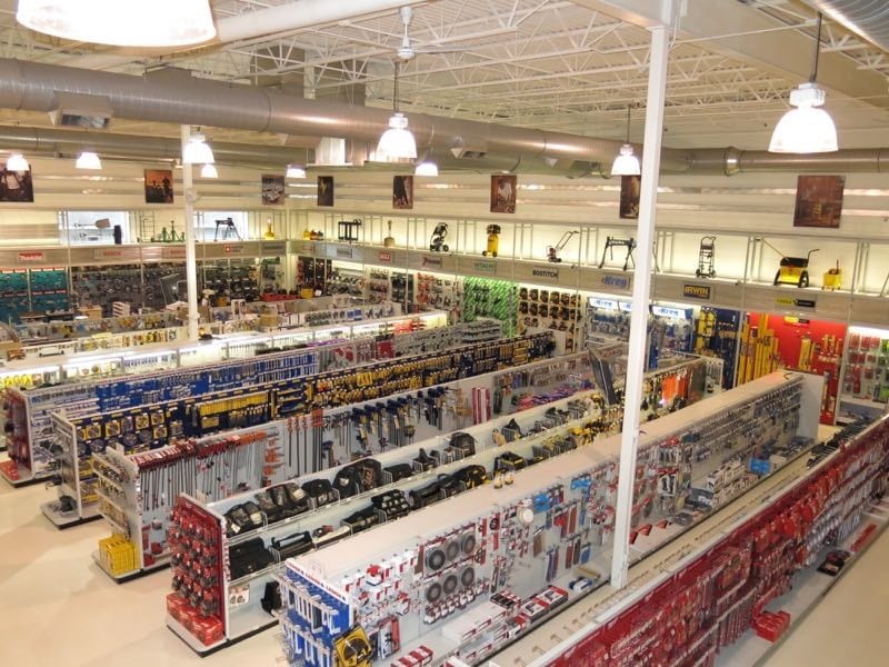 Acme Tools store interior