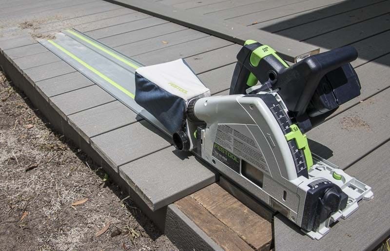 Festool TSC 55 REB dust trail