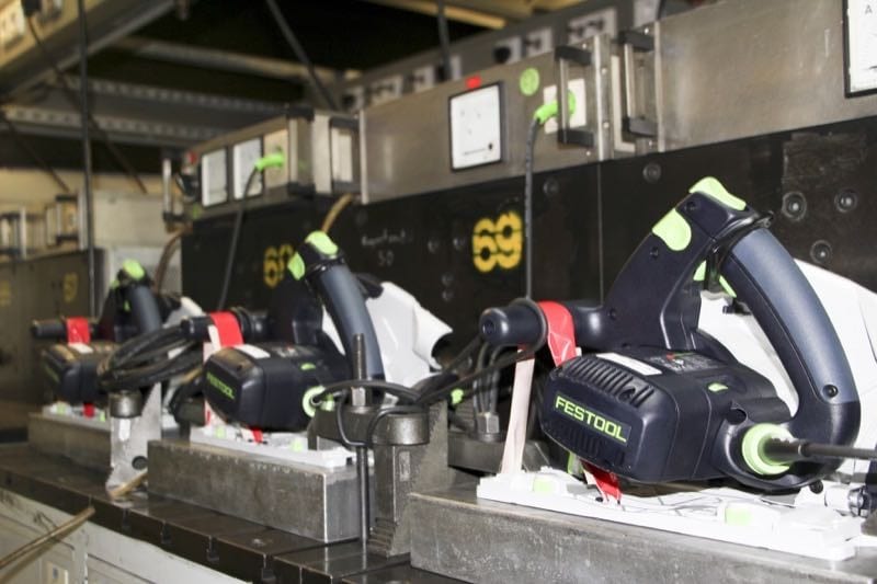 Festool continuous operation room