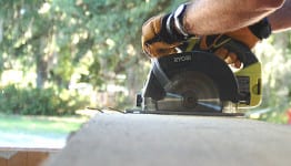 Ryobi P507 Circular Saw Action 2