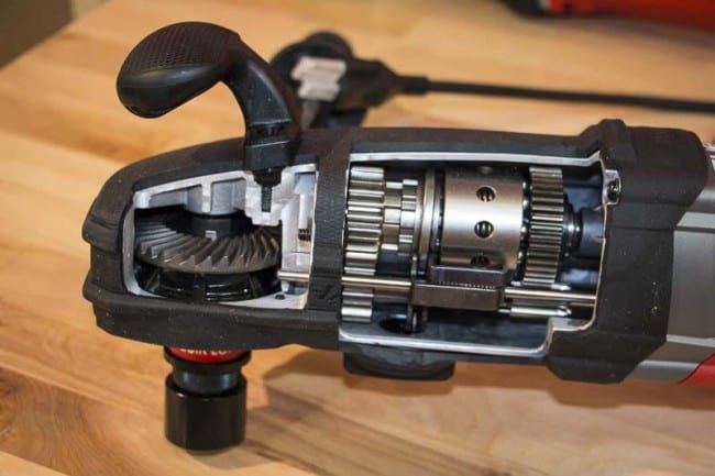 Milwaukee M18 FUEL Super Hawg internals