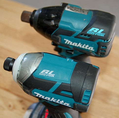 Makita XDT09M Size Comparison