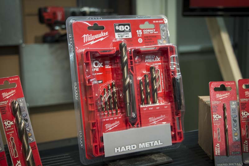 Milwaukee Red Helix Cobalt drill bit set